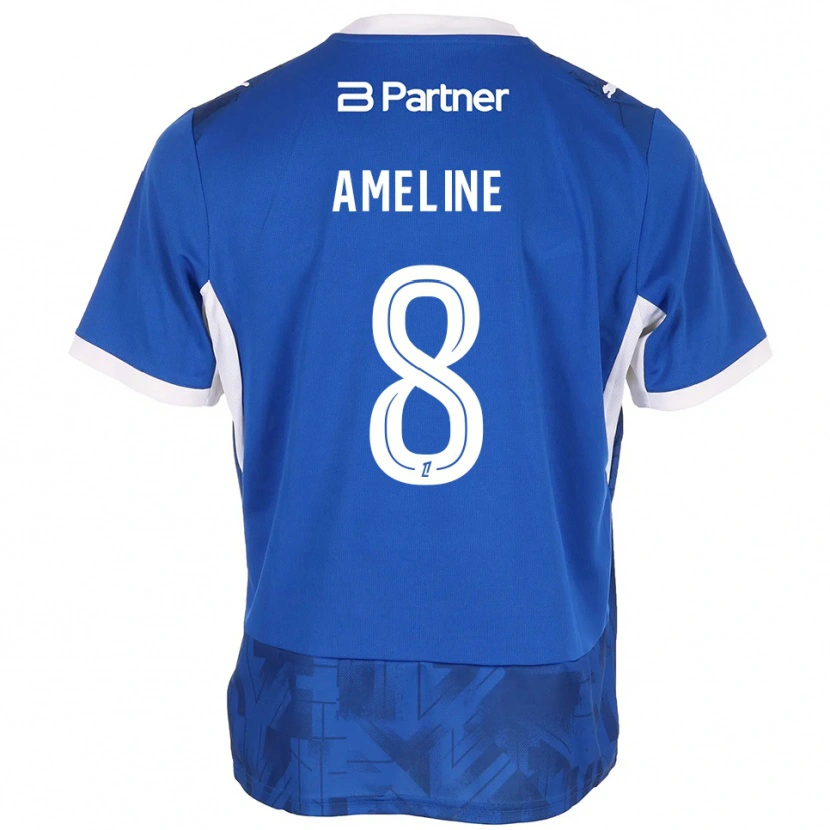 Danxen Kinderen Soan Ameline #8 Mediumblue Wit Thuisshirt Thuistenue 2026/27 T-Shirt België