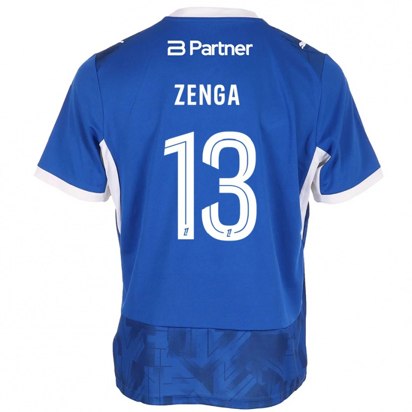 Danxen Kinderen Preston Zenga #13 Mediumblue Wit Thuisshirt Thuistenue 2026/27 T-Shirt België