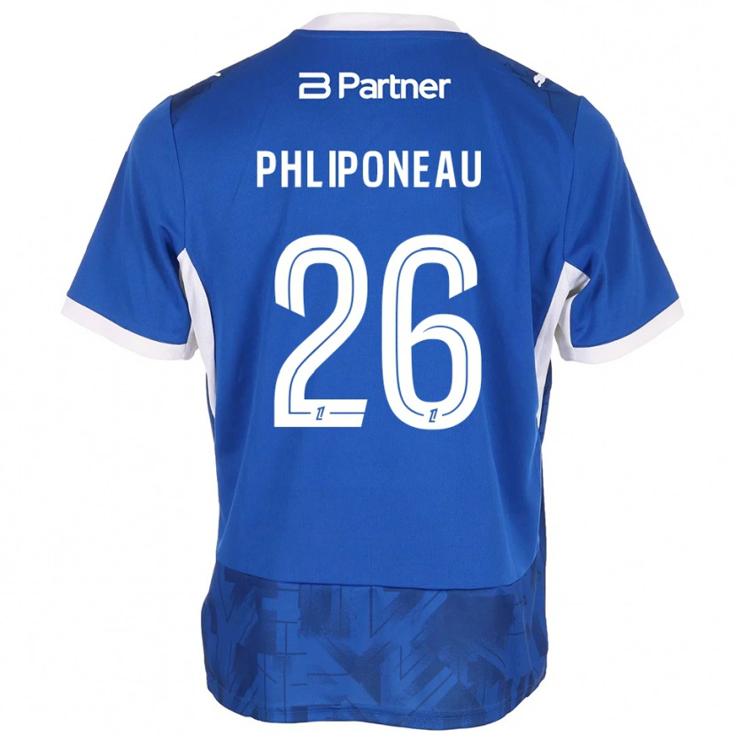 Danxen Kinderen Alexandre Phliponeau #26 Mediumblue Wit Thuisshirt Thuistenue 2026/27 T-Shirt België