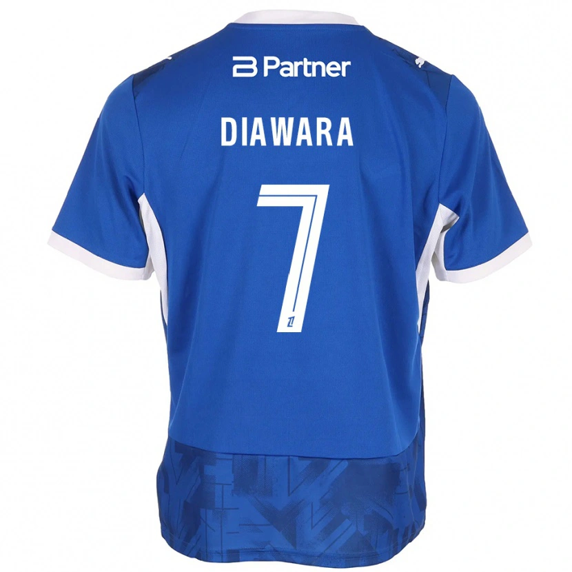 Danxen Kinderen Kandet Diawara #7 Mediumblue Wit Thuisshirt Thuistenue 2026/27 T-Shirt België