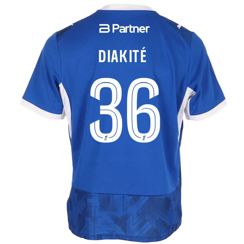 Danxen Kinderen Amadou Diakité #36 Mediumblue Wit Thuisshirt Thuistenue 2026/27 T-Shirt België