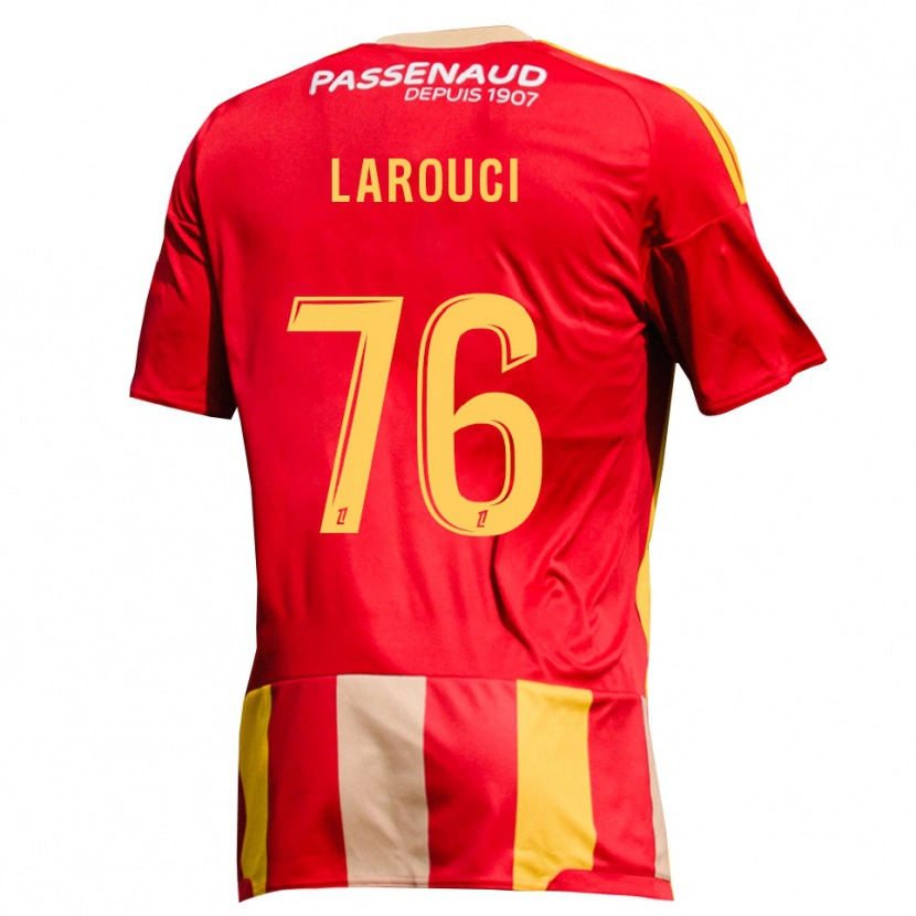 Danxen Kinderen Yasser Larouci #76 Geel Rood Groen Thuisshirt Thuistenue 2026/27 T-Shirt België