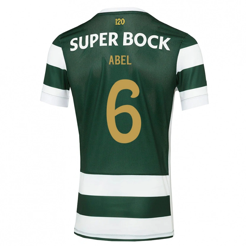 Danxen Kinderen Luís Abel #6 Donkerleigrijswit Thuisshirt Thuistenue 2026/27 T-Shirt België
