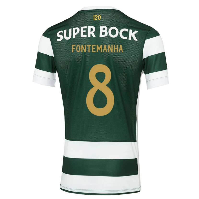Danxen Kinderen Rita Fontemanha #8 Donkerleigrijswit Thuisshirt Thuistenue 2026/27 T-Shirt België