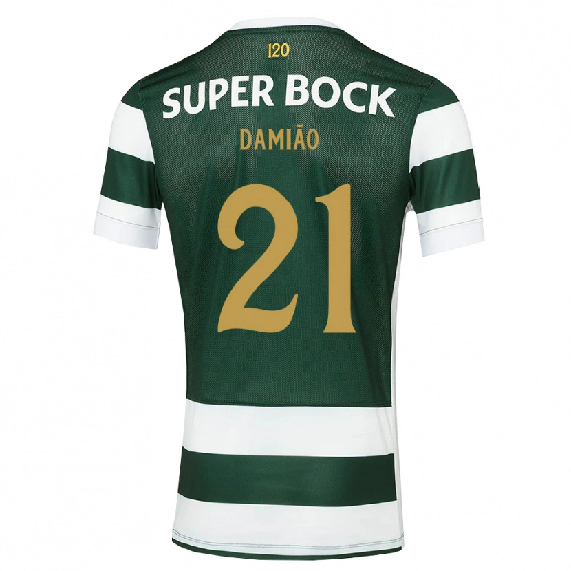 Danxen Kinderen Leonardo Damião #21 Donkerleigrijswit Thuisshirt Thuistenue 2026/27 T-Shirt België