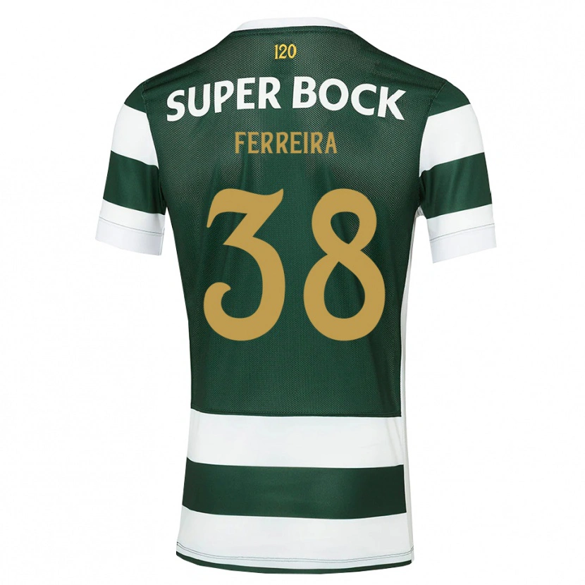 Danxen Kinderen Marta Ferreira #38 Donkerleigrijswit Thuisshirt Thuistenue 2026/27 T-Shirt België