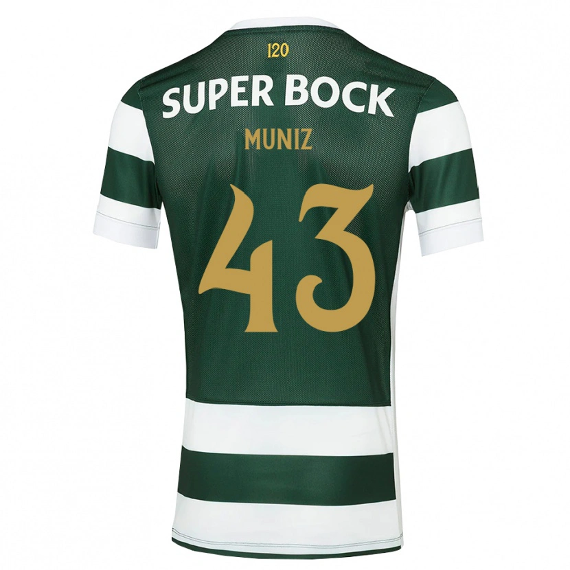 Danxen Kinderen João Muniz #43 Donkerleigrijswit Thuisshirt Thuistenue 2026/27 T-Shirt België