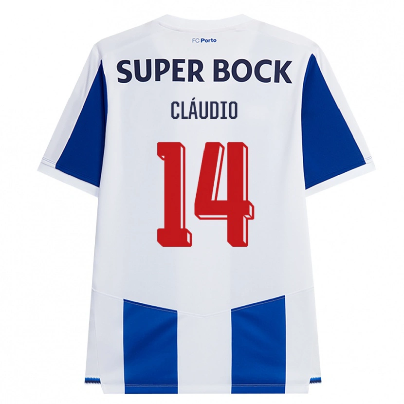 Danxen Kinderen Cláudio Ramos #14 Blauw Wit Rood Thuisshirt Thuistenue 2026/27 T-Shirt België