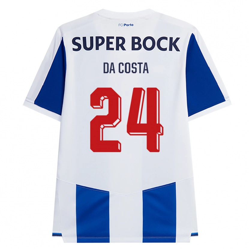 Danxen Kinderen Seif Da Costa #24 Blauw Wit Rood Thuisshirt Thuistenue 2026/27 T-Shirt België