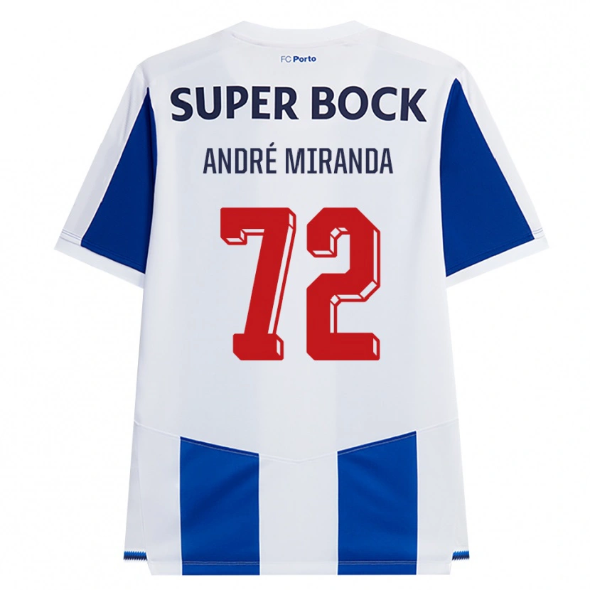 Danxen Kinderen André Miranda #72 Blauw Wit Rood Thuisshirt Thuistenue 2026/27 T-Shirt België