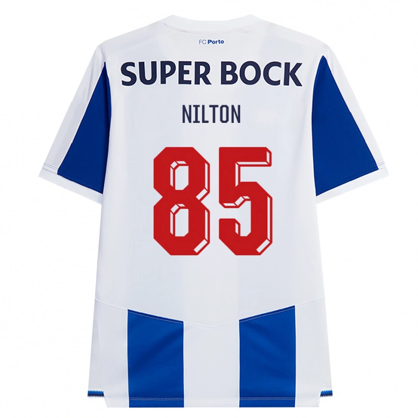 Danxen Kinderen Nilton #85 Blauw Wit Rood Thuisshirt Thuistenue 2026/27 T-Shirt België
