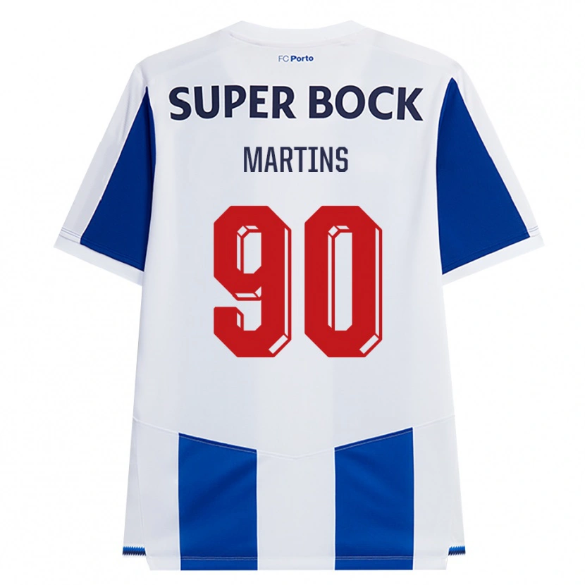 Danxen Kinderen Gil Martins #90 Blauw Wit Rood Thuisshirt Thuistenue 2026/27 T-Shirt België