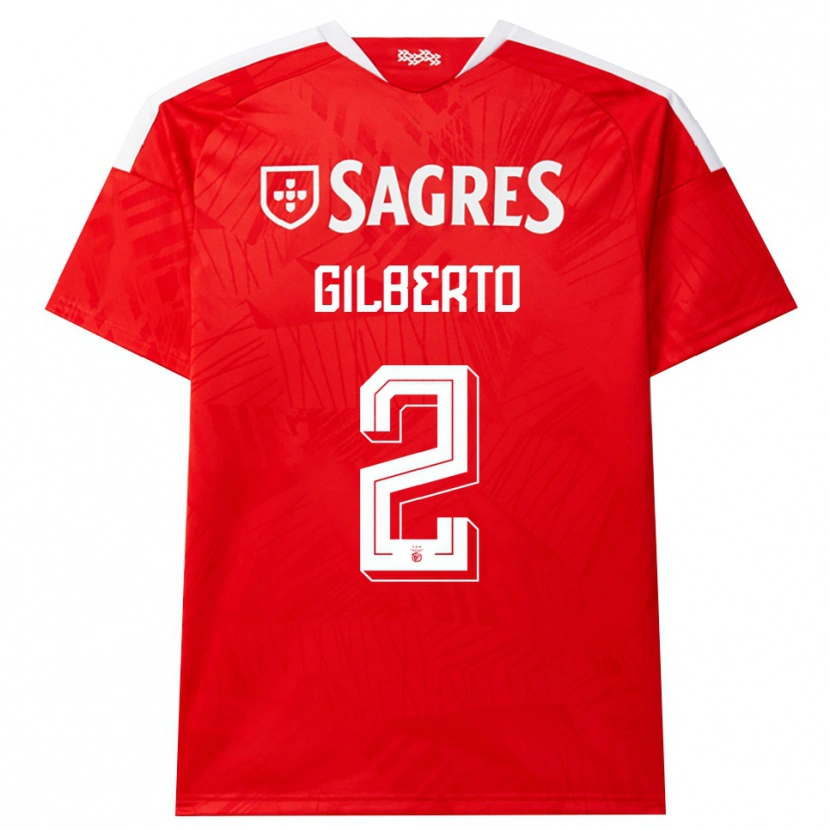 Danxen Kinderen Gilberto #2 Rood Wit Geel Thuisshirt Thuistenue 2026/27 T-Shirt België
