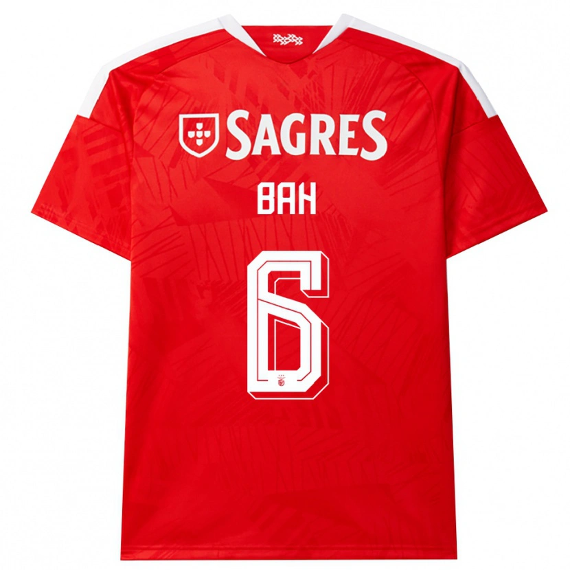 Danxen Kinderen Alexander Bah #6 Rood Wit Geel Thuisshirt Thuistenue 2026/27 T-Shirt België