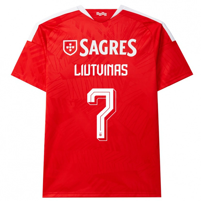 Danxen Kinderen Kristupas Liutvinas #7 Rood Wit Geel Thuisshirt Thuistenue 2026/27 T-Shirt België