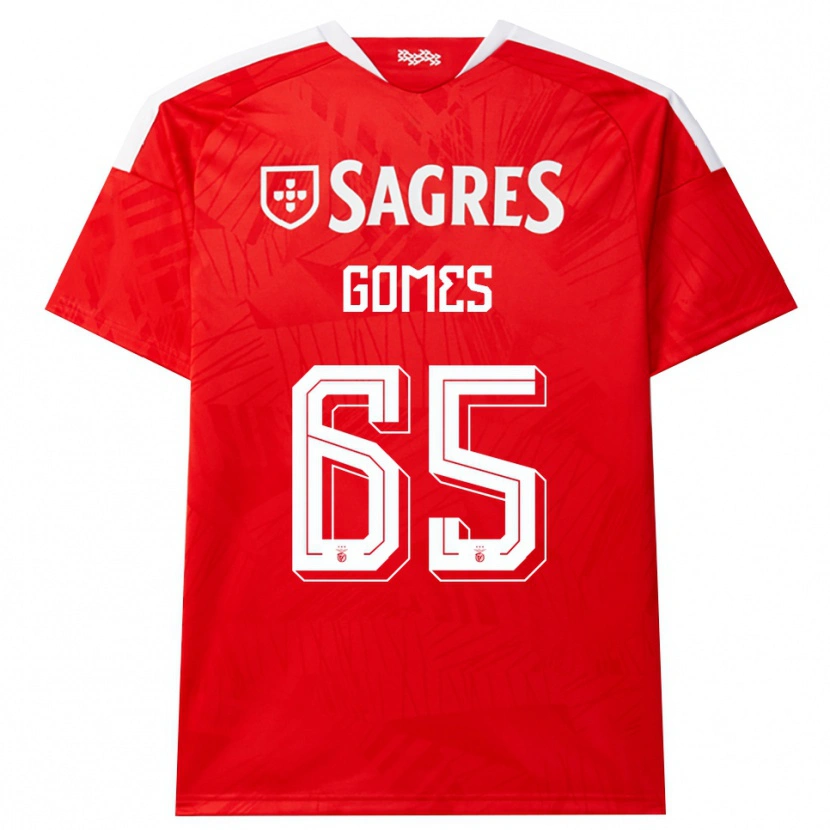 Danxen Kinderen André Gomes #65 Rood Wit Geel Thuisshirt Thuistenue 2026/27 T-Shirt België