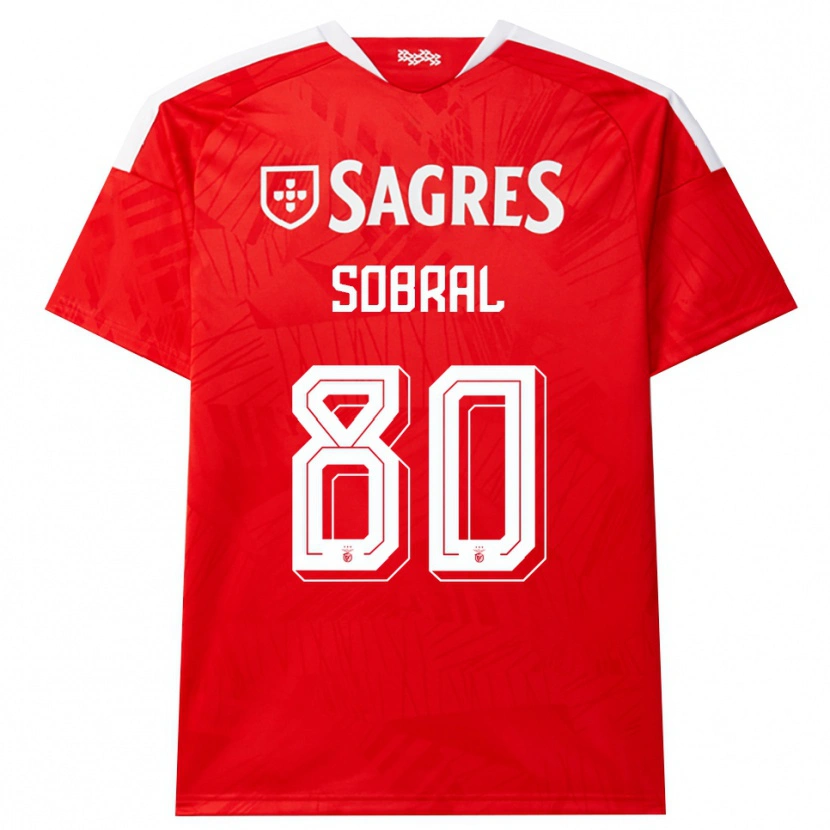 Danxen Kinderen Gonçalo Da Silva #80 Rood Wit Geel Thuisshirt Thuistenue 2026/27 T-Shirt België