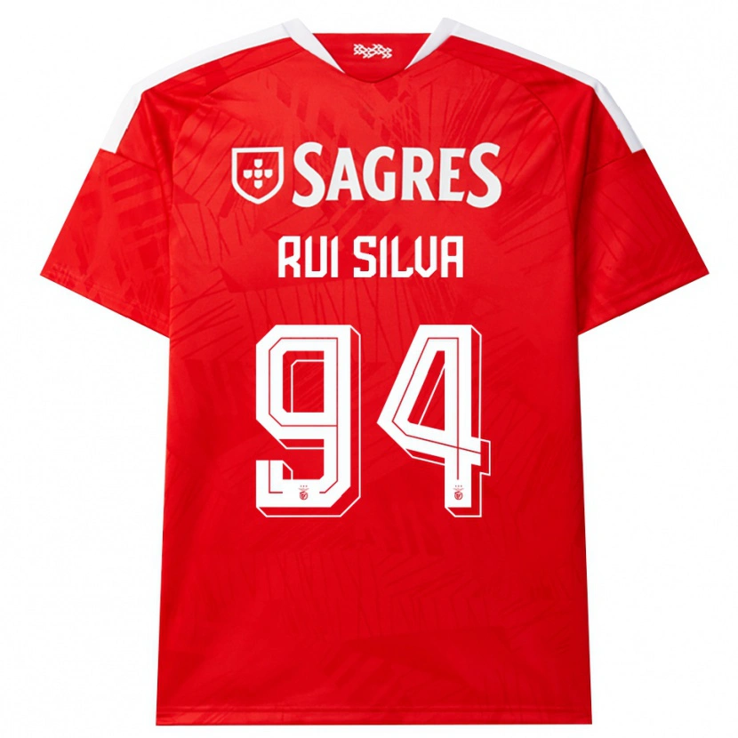 Danxen Kinderen Rui Silva #94 Rood Wit Geel Thuisshirt Thuistenue 2026/27 T-Shirt België