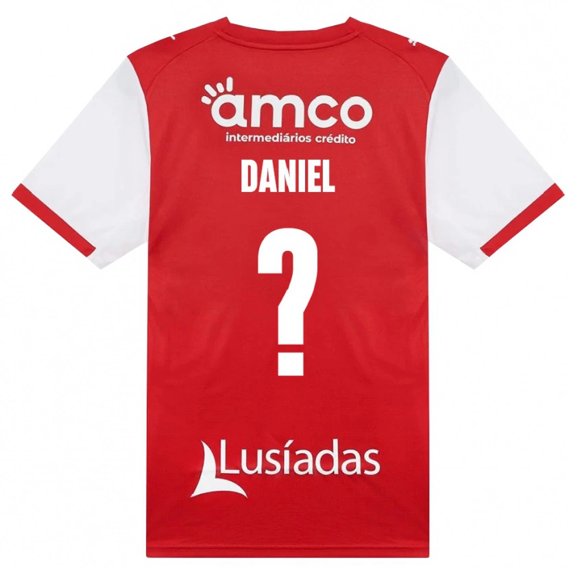 Danxen Kinderen Paulo Daniel #0 Wit Rood Zwart Thuisshirt Thuistenue 2026/27 T-Shirt België