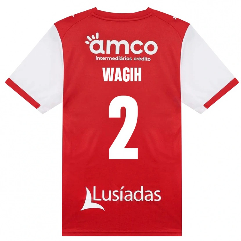 Danxen Kinderen Youssef Wagih #2 Wit Rood Zwart Thuisshirt Thuistenue 2026/27 T-Shirt België