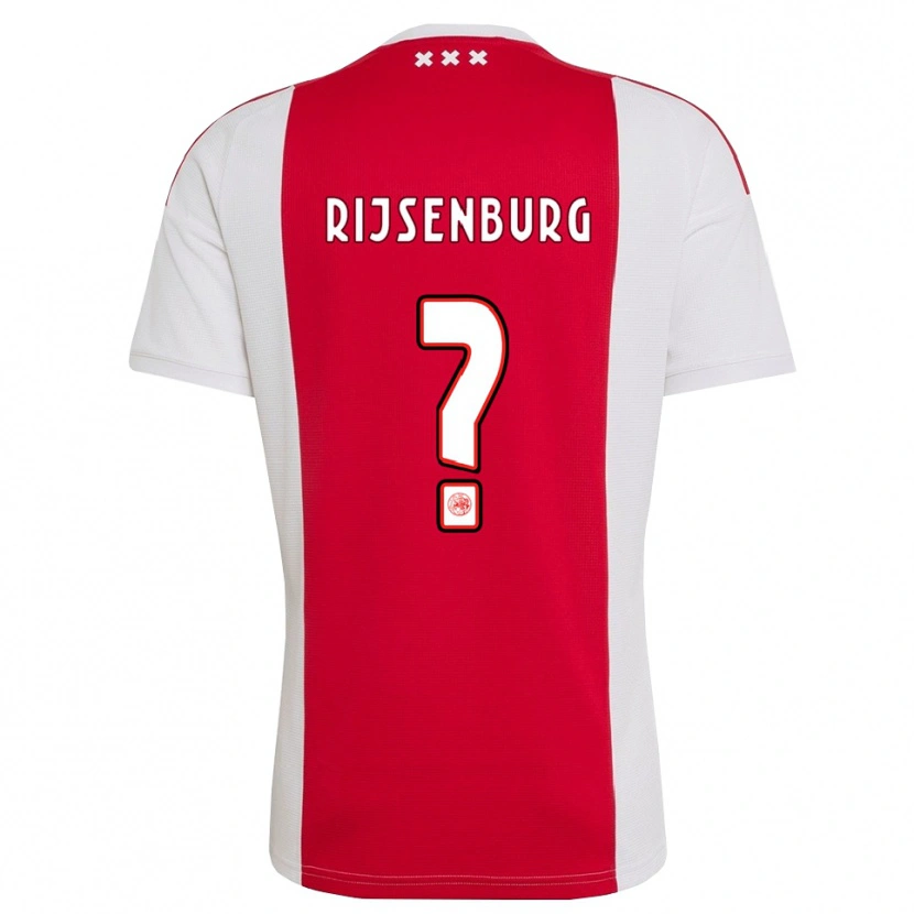 Danxen Kinderen Ephendrich Rijsenburg #0 Rood Wit Geel Thuisshirt Thuistenue 2026/27 T-Shirt België