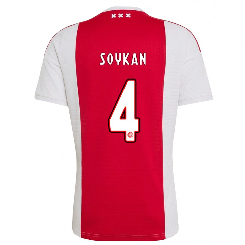 Danxen Kinderen Aykan Soykan #4 Rood Wit Geel Thuisshirt Thuistenue 2026/27 T-Shirt België