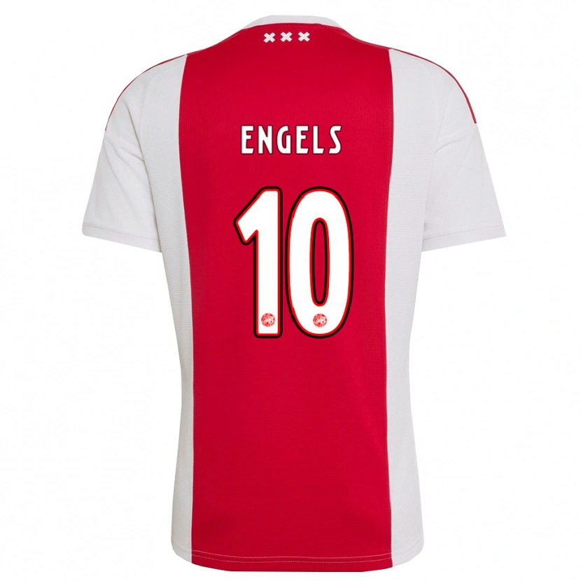 Danxen Kinderen Chip Engels #10 Rood Wit Geel Thuisshirt Thuistenue 2026/27 T-Shirt België