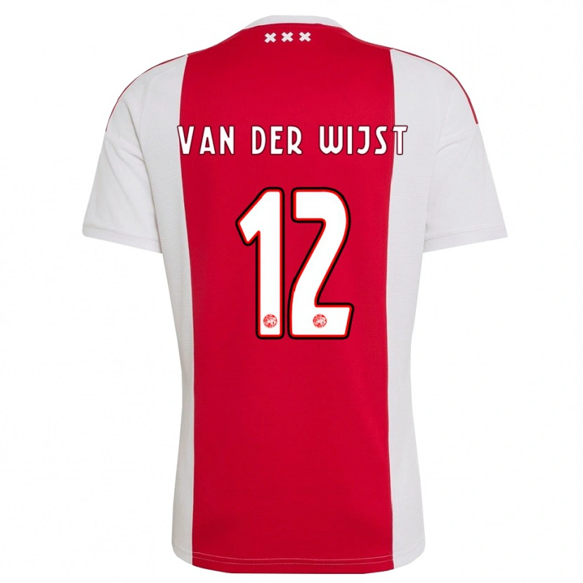 Danxen Kinderen Giovanni Van Der Wijst #12 Rood Wit Geel Thuisshirt Thuistenue 2026/27 T-Shirt België