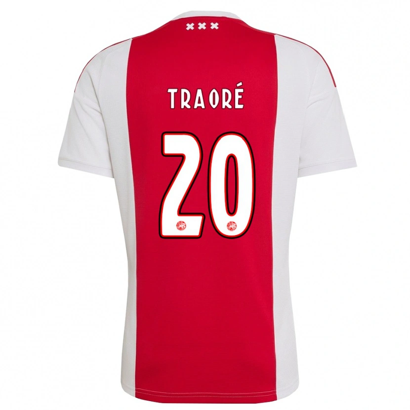 Danxen Kinderen Bertrand Traore #20 Rood Wit Geel Thuisshirt Thuistenue 2026/27 T-Shirt België