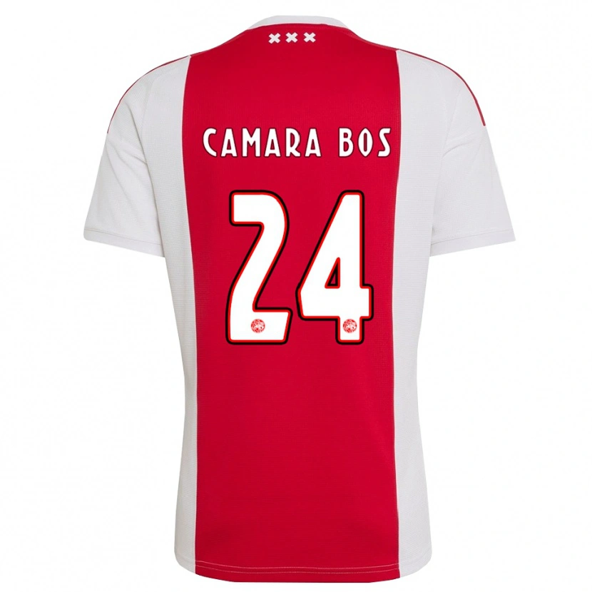 Danxen Kinderen Daniel Camara Bos #24 Rood Wit Geel Thuisshirt Thuistenue 2026/27 T-Shirt België