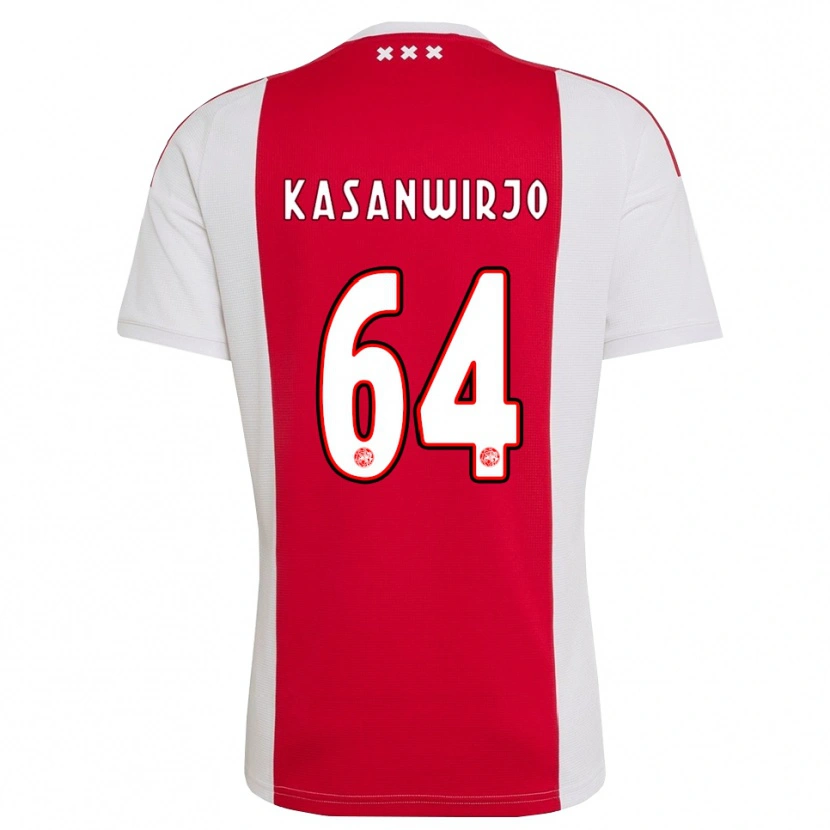 Danxen Kinderen Kennynho Kasanwirjo #64 Rood Wit Geel Thuisshirt Thuistenue 2026/27 T-Shirt België