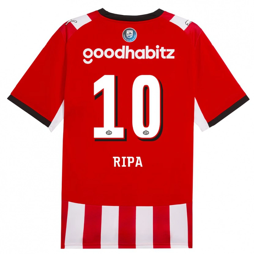 Danxen Kinderen Chimera Ripa #10 Rood Wit Zwart Thuisshirt Thuistenue 2026/27 T-Shirt België