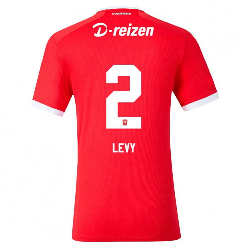 Danxen Kinderen Ofek Levy #2 Rood Wit Thuisshirt Thuistenue 2026/27 T-Shirt België