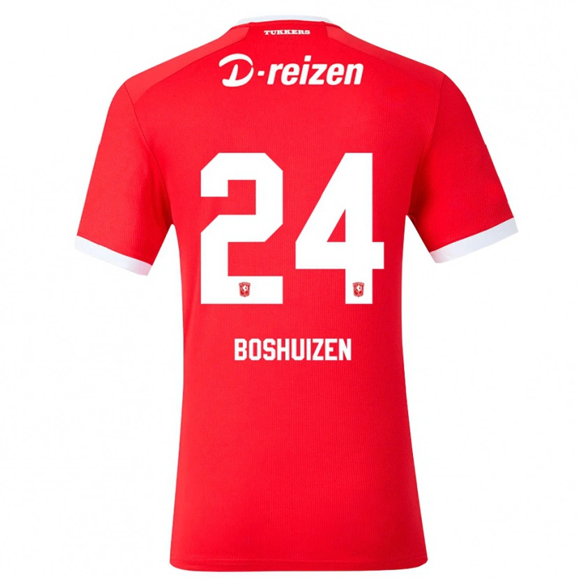 Danxen Kinderen Annouk Boshuizen #24 Rood Wit Thuisshirt Thuistenue 2026/27 T-Shirt België