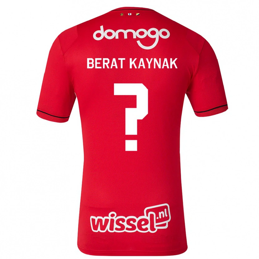 Danxen Kinderen Ensar Berat Kaynak #0 Rood Wit Zwart Thuisshirt Thuistenue 2026/27 T-Shirt België