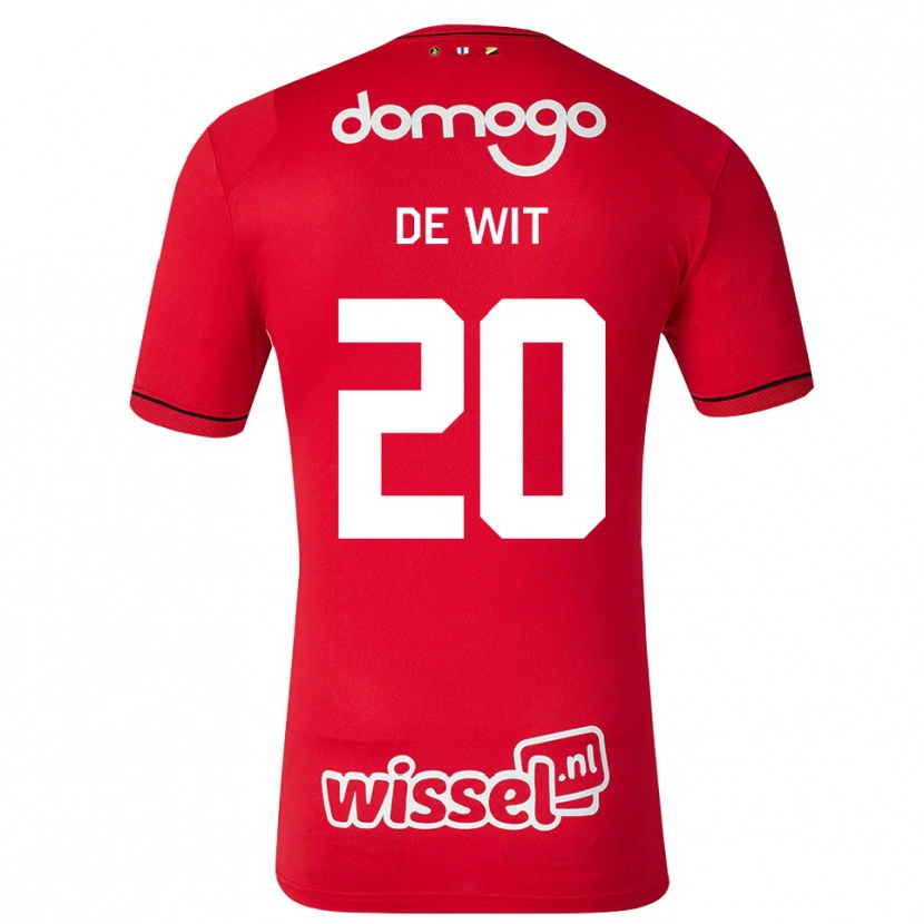 Danxen Kinderen Dani De Wit #20 Rood Wit Zwart Thuisshirt Thuistenue 2026/27 T-Shirt België