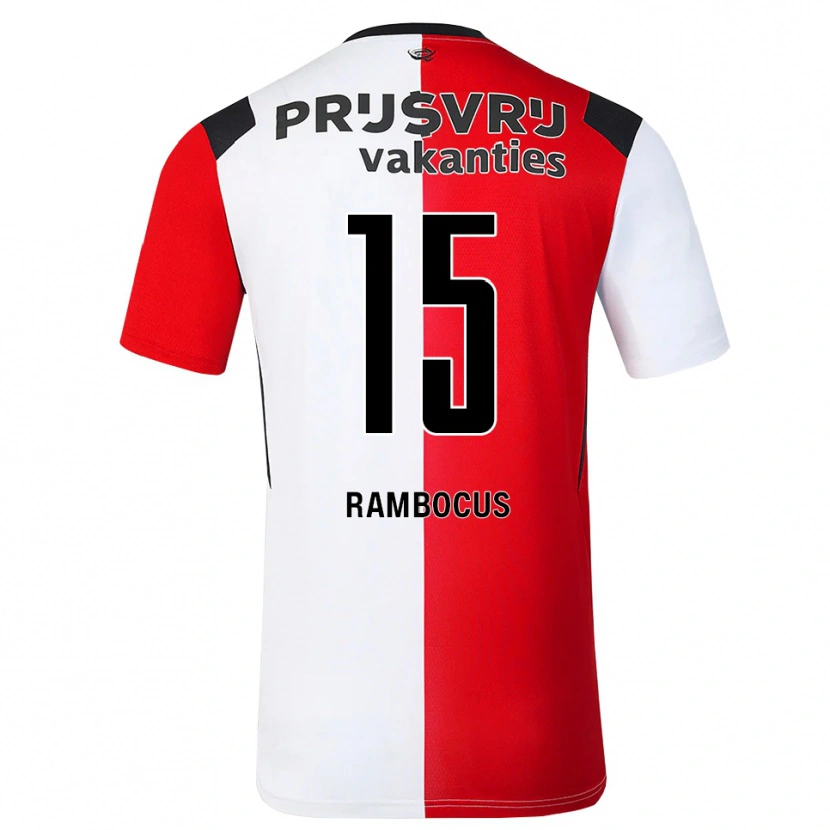Danxen Kinderen Diego Rambocus #15 Rood Wit Zwart Thuisshirt Thuistenue 2026/27 T-Shirt België