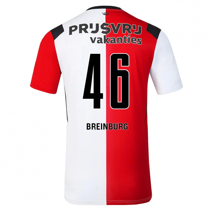 Danxen Kinderen Rainey Breinburg #46 Rood Wit Zwart Thuisshirt Thuistenue 2026/27 T-Shirt België