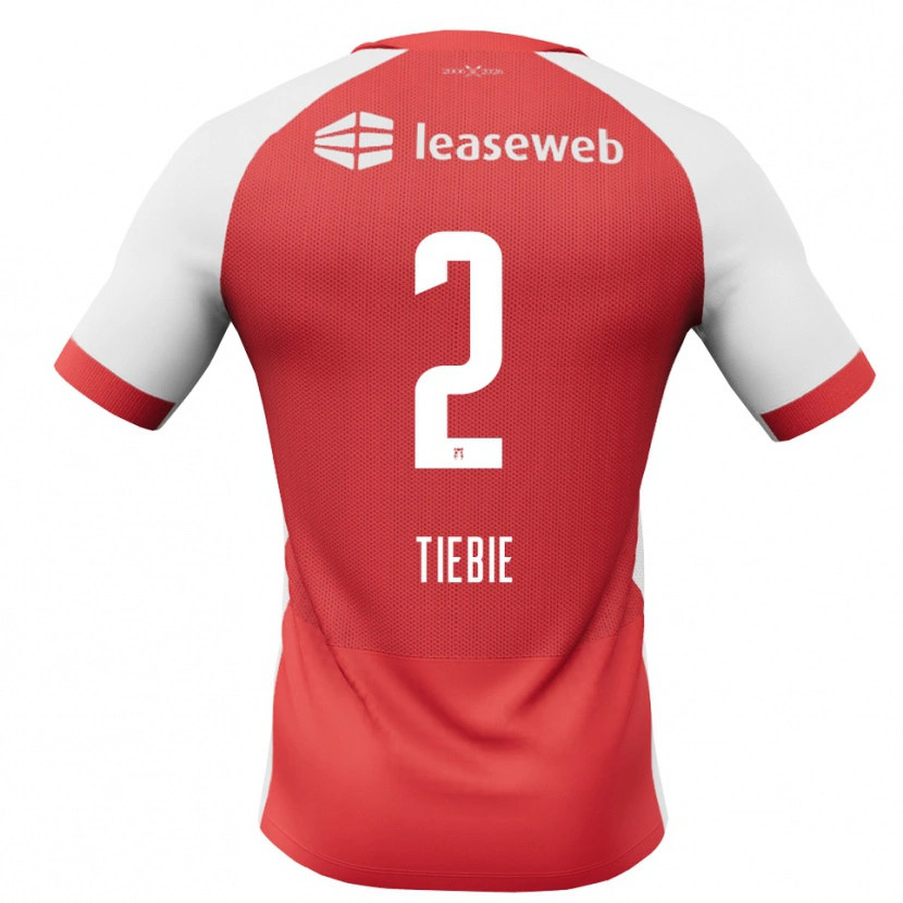Danxen Kinderen Job Tiebie #2 Rood Wit Zwart Thuisshirt Thuistenue 2026/27 T-Shirt België