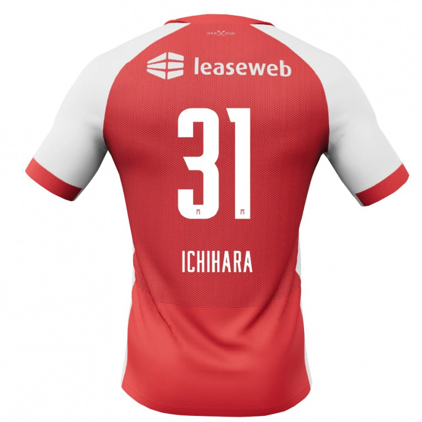 Danxen Kinderen Rion Ichihara #31 Rood Wit Zwart Thuisshirt Thuistenue 2026/27 T-Shirt België