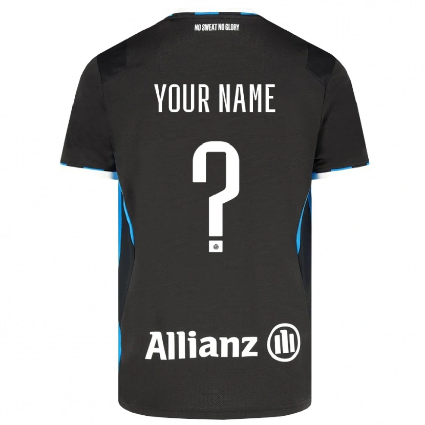 Danxen Kinderen Uw Naam #0 Zwart Rood Blauw Thuisshirt Thuistenue 2026/27 T-Shirt België