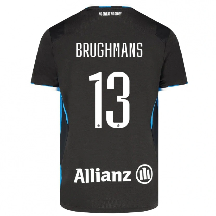 Danxen Kinderen Beau Brughmans #13 Zwart Rood Blauw Thuisshirt Thuistenue 2026/27 T-Shirt België