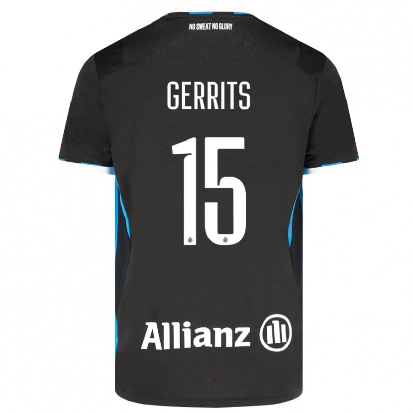 Danxen Kinderen Melanie Gerrits #15 Zwart Rood Blauw Thuisshirt Thuistenue 2026/27 T-Shirt België