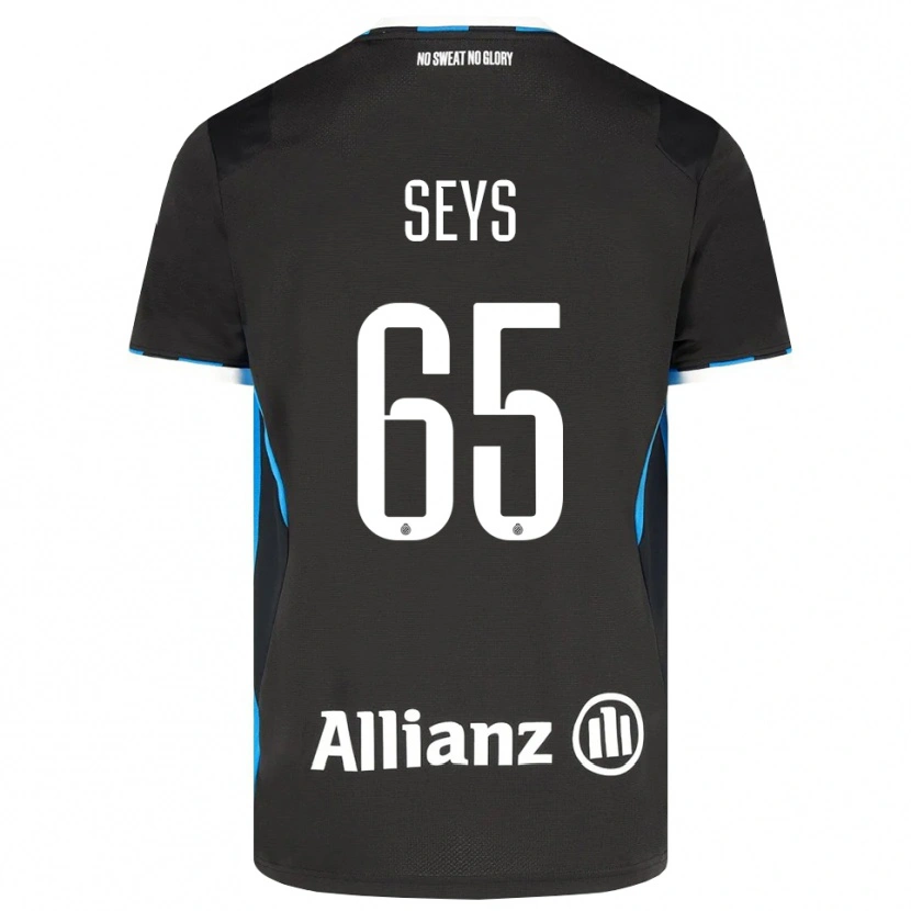 Danxen Kinderen Joaquin Seys #65 Zwart Rood Blauw Thuisshirt Thuistenue 2026/27 T-Shirt België