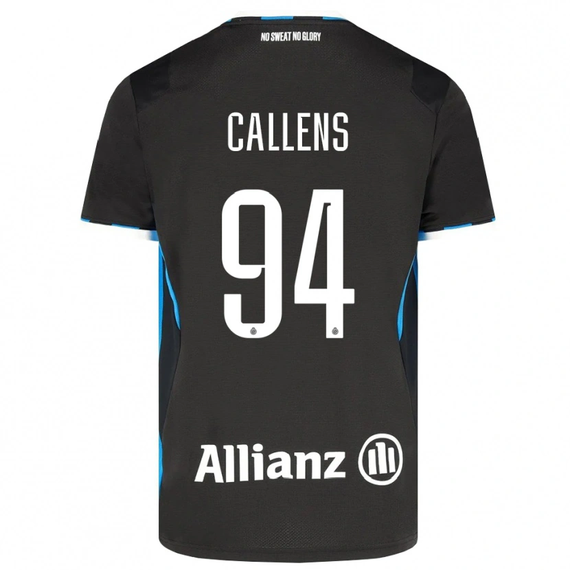 Danxen Kinderen Emiel Callens #94 Zwart Rood Blauw Thuisshirt Thuistenue 2026/27 T-Shirt België
