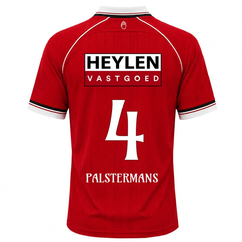 Danxen Kinderen Jasper Palstermans #4 Rood Wit Zwart Thuisshirt Thuistenue 2026/27 T-Shirt België