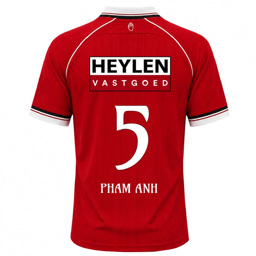 Danxen Kinderen Khoi Pham Anh #5 Rood Wit Zwart Thuisshirt Thuistenue 2026/27 T-Shirt België
