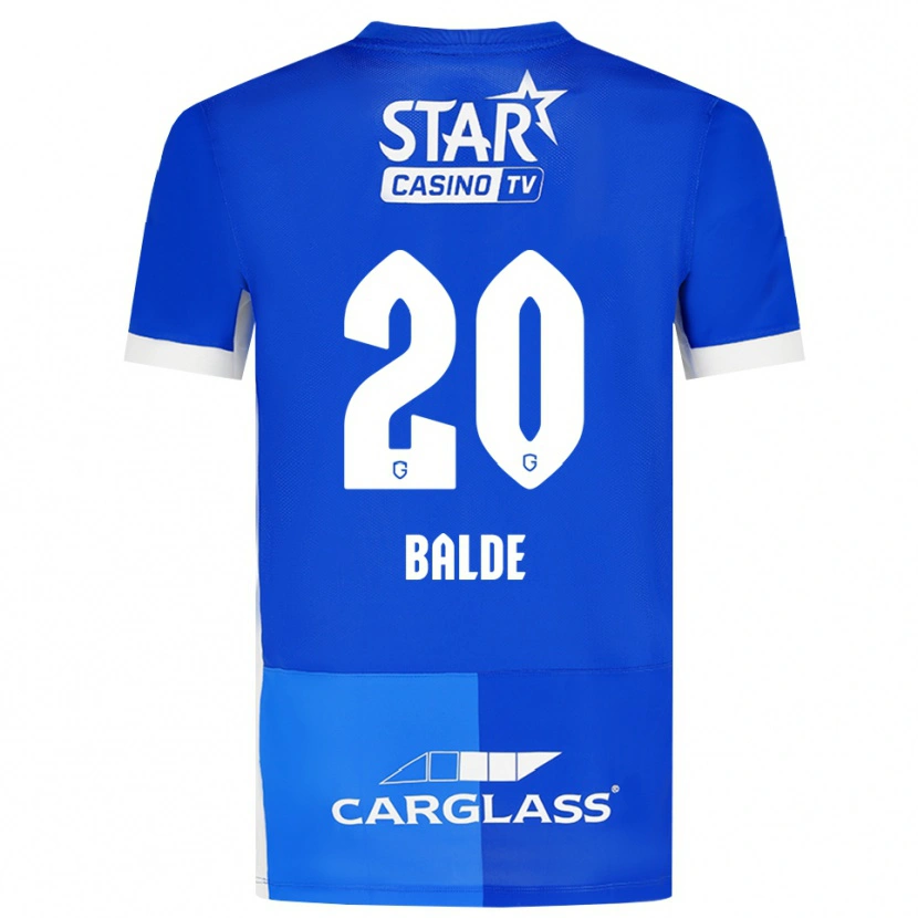 Danxen Kinderen Thierno Balde #20 Mediumblauw Koninklijkblauw Wit Thuisshirt Thuistenue 2026/27 T-Shirt België