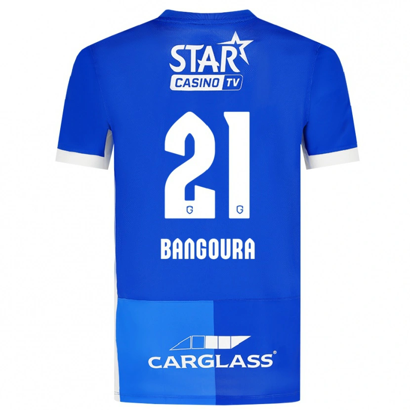 Danxen Kinderen Ibrahima Sory Bangoura #21 Mediumblauw Koninklijkblauw Wit Thuisshirt Thuistenue 2026/27 T-Shirt België