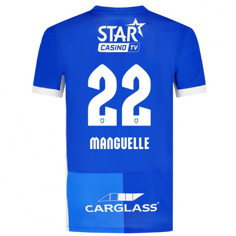 Danxen Kinderen Brad Manguelle #22 Mediumblauw Koninklijkblauw Wit Thuisshirt Thuistenue 2026/27 T-Shirt België